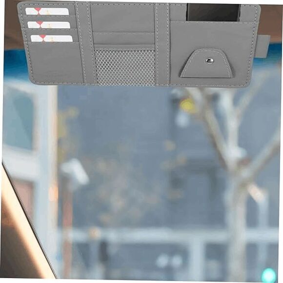 Visor Organizer for Visor Card Holder Easy to Use Store for Cars Modern Design - Picture 3 of 7